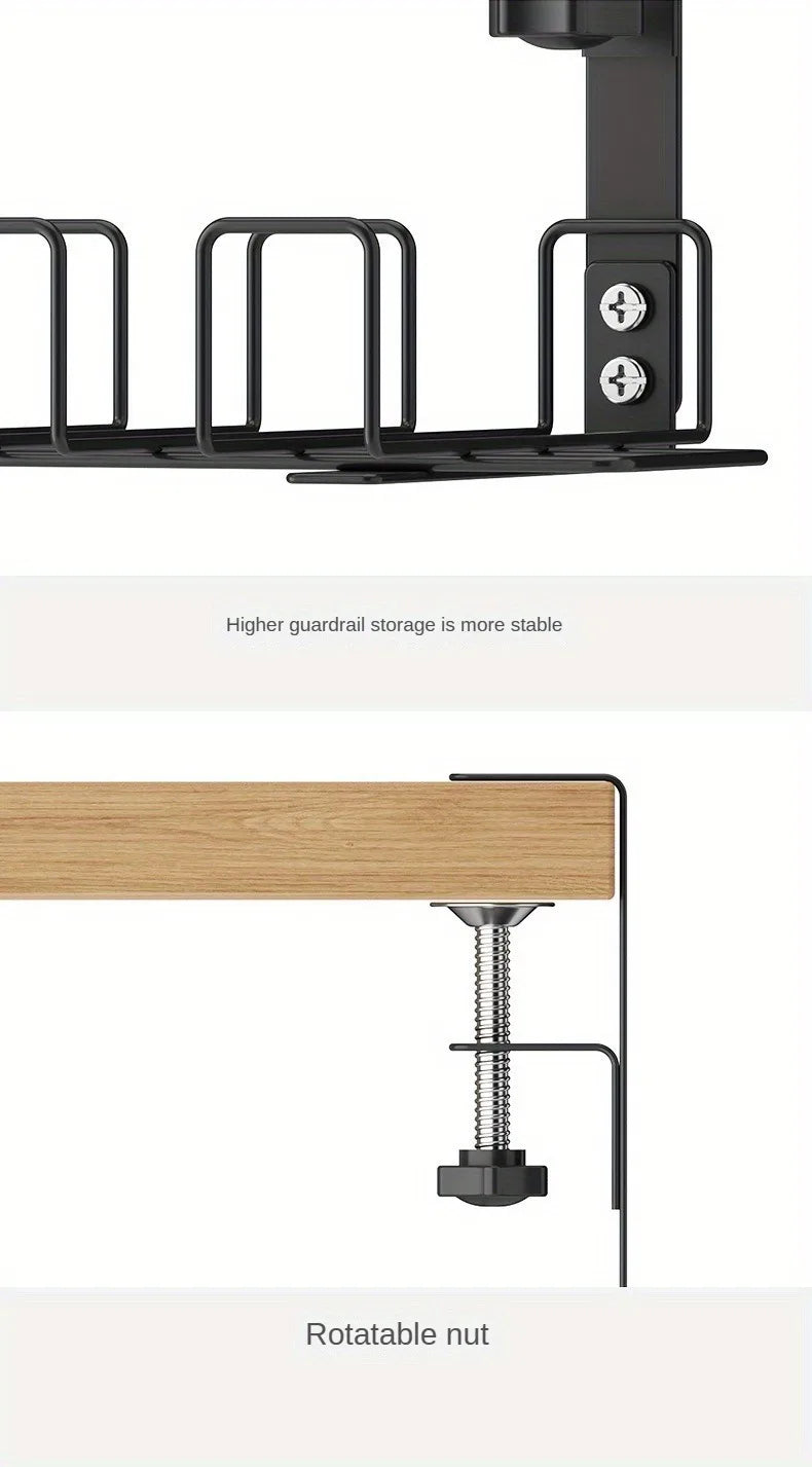 Under Table Storage Rack