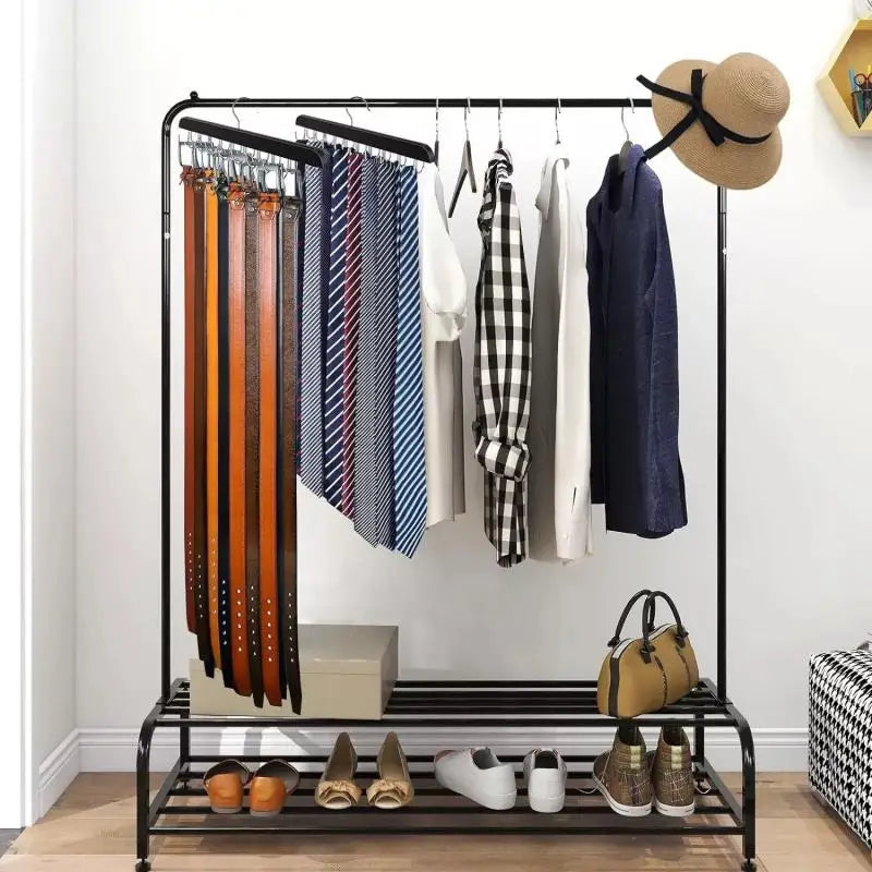 Wooden Belt Rack Storage Hangers