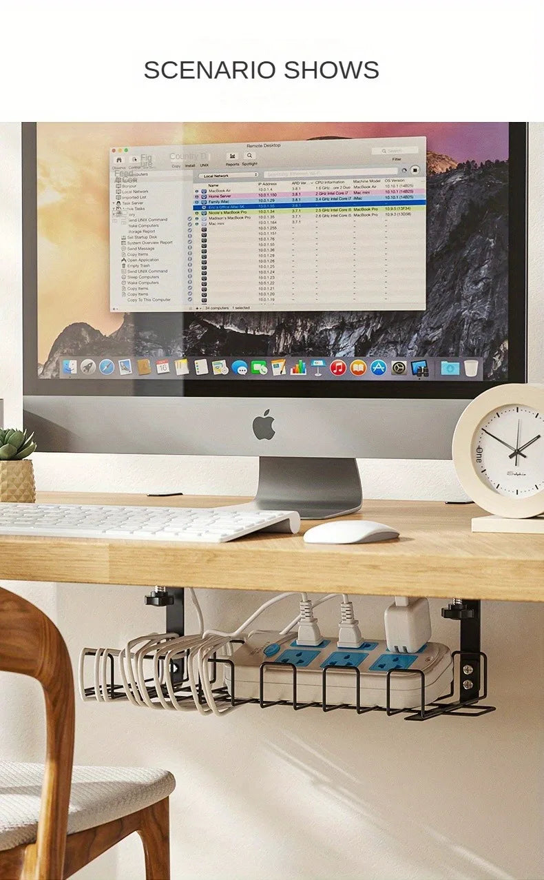 Under Table Storage Rack