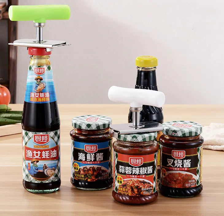 Stainless Steel Jar and Bottle Opening Tool