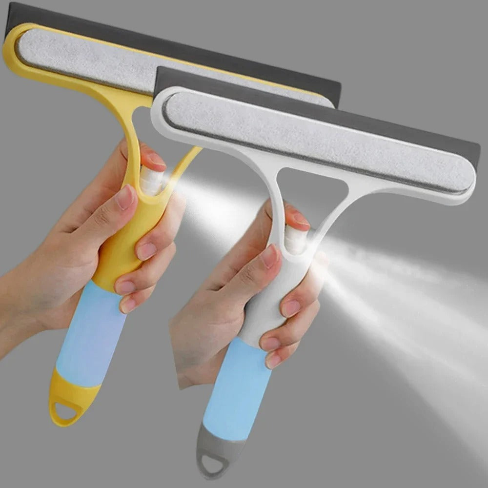 3 in 1 Window Cleaning Scraper with Spray