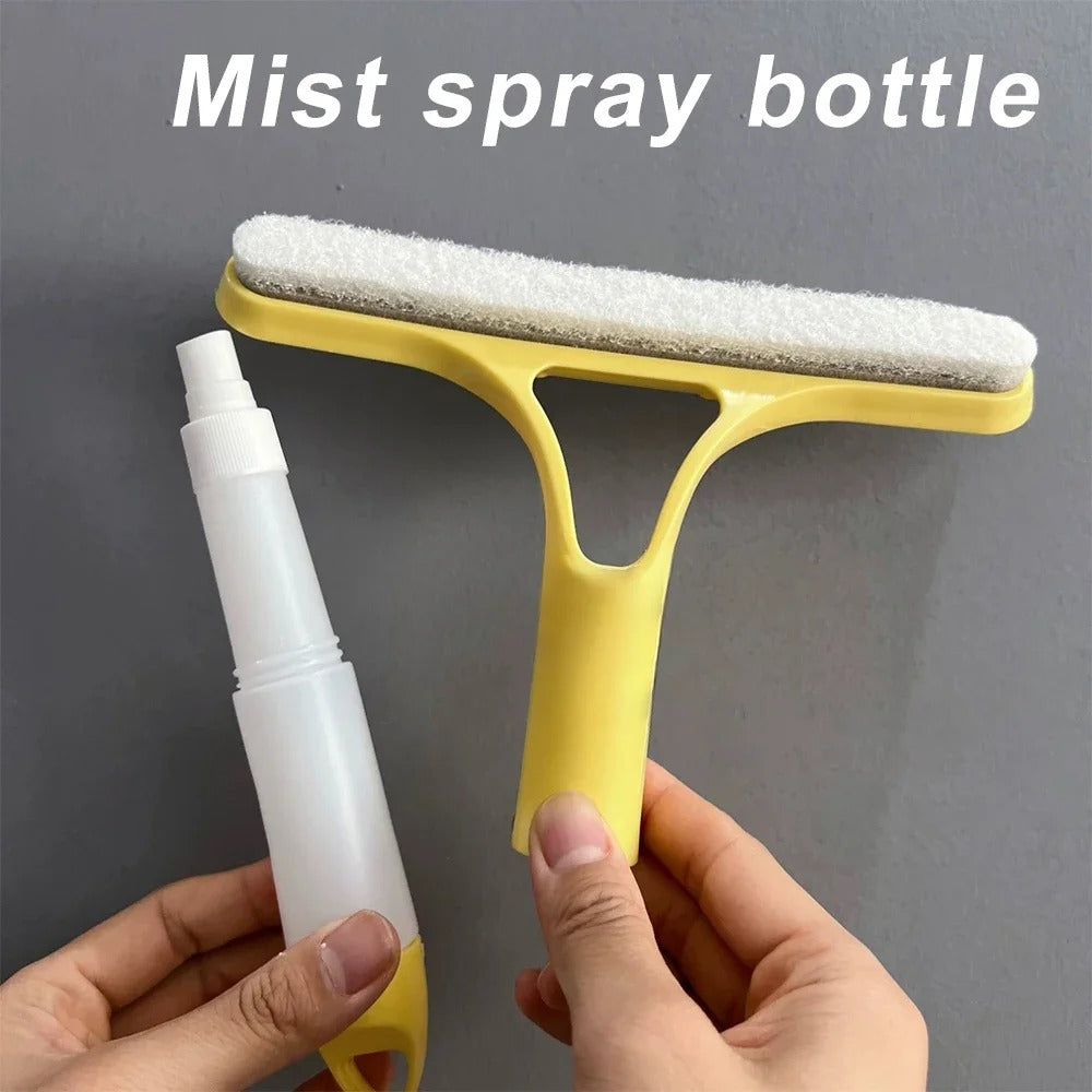 3 in 1 Window Cleaning Scraper with Spray